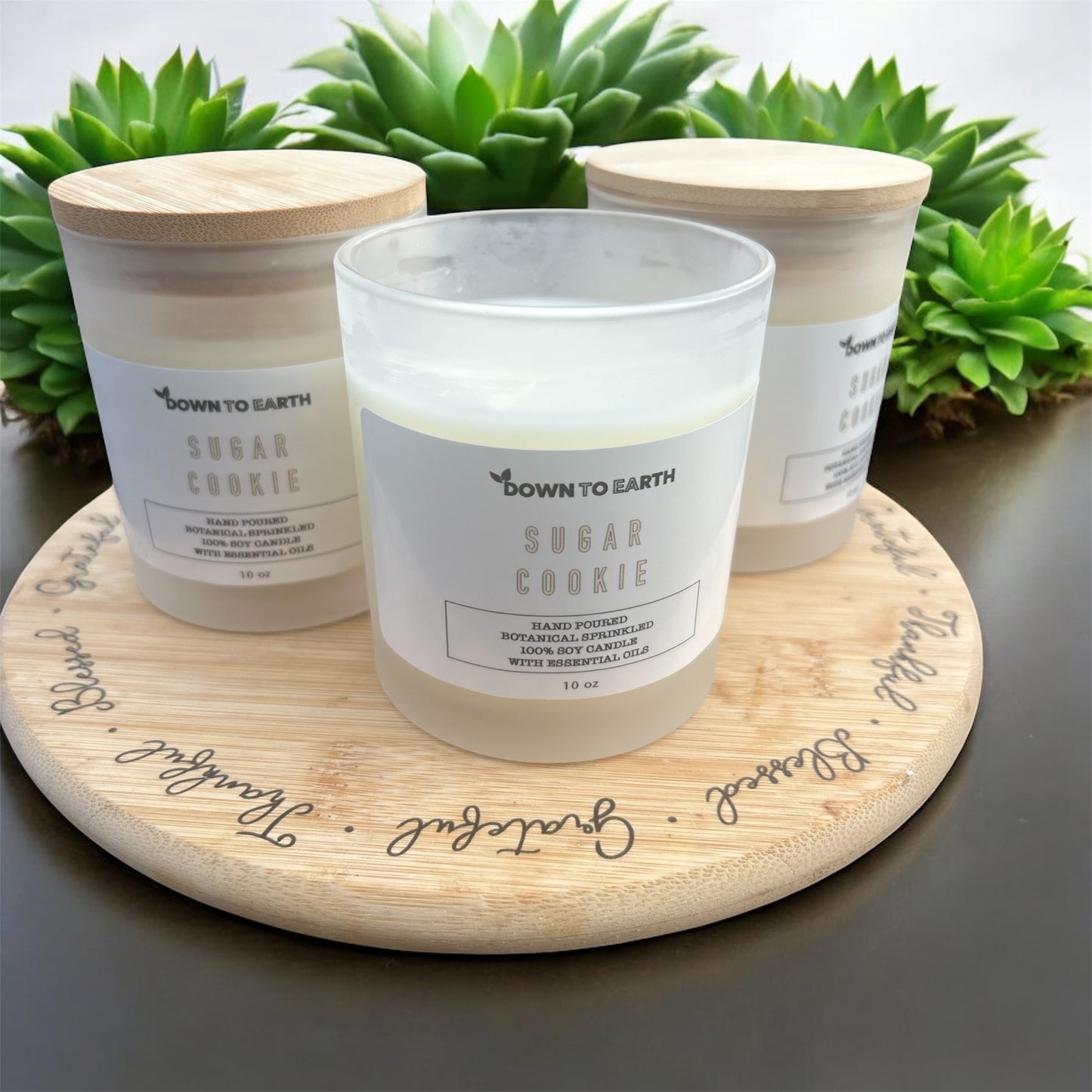 Botanical Sprinkled Soy Wax Candle