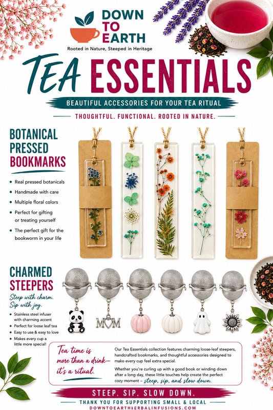 Botanical Pressed Bookmarks & Steepers